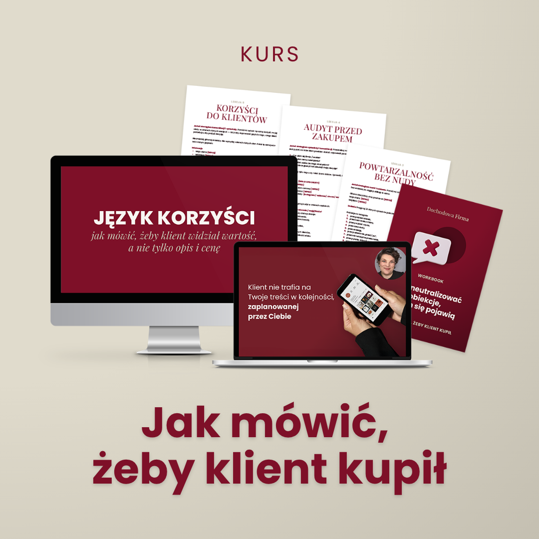 Jak mówić, aby klient kupił [mini kurs]